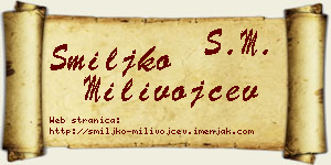 Smiljko Milivojčev vizit kartica